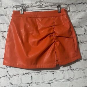 HYFVE Orange Mini Skirt